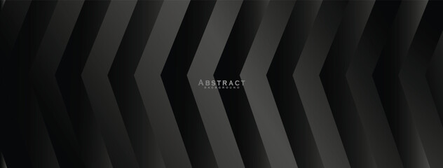 Dark black abstract background for presentation design. Simple black abstract banner background