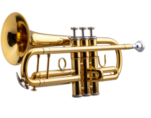 Balloons balloon Photo Overlays, Photography Overlays, clip art, clipart, png .jpg - Firefly_High-quality stock photo of a golden trumpet isolated on a transparent background.