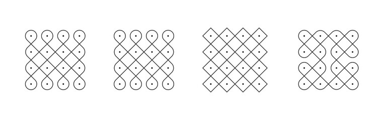 Easy Rangoli Kolam for daily use!