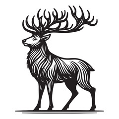 Majestic deer image vector