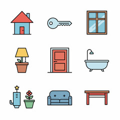 House & Home: Vector Icons Bundle