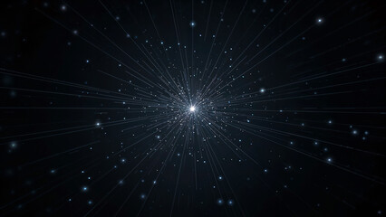 Naklejka premium Ethereal Glow Light Speed Abstract