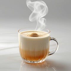 So Yummy Hot Brandy Alexander isolated on transparent background