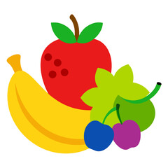 vector illustration of fruits