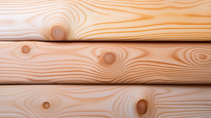 Close-up view of smooth wooden planks showcasing natural patterns