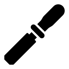 chisel glyph icon