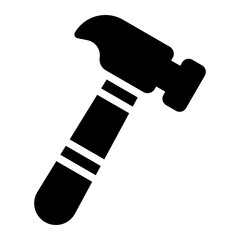 hammer glyph icon