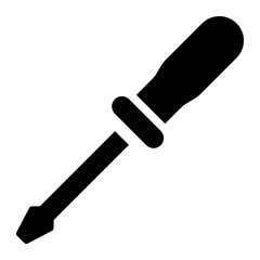screwdriver glyph icon