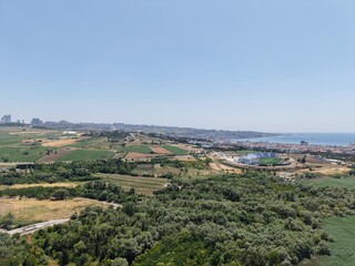 Obraz premium Aerial view of the area