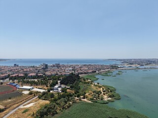 Obraz premium Aerial view of the area