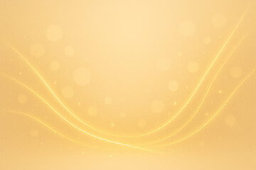 Abstract Wave Elegance: A minimalist composition features flowing, golden lines against a soft, warm background. The subtle textures evoke a sense of calm.