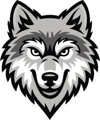 Wolf Face Logo, Face Logo Of Wolf