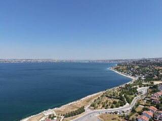 Obraz premium Aerial view of the area