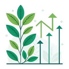 green tree with green leaves