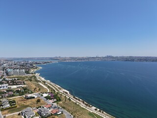 Fototapeta premium Aerial view of the area