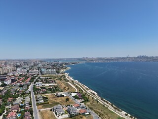 Fototapeta premium Aerial view of the area