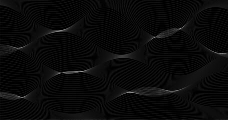 Abstract background with wavy particle lines Grid Texture Design