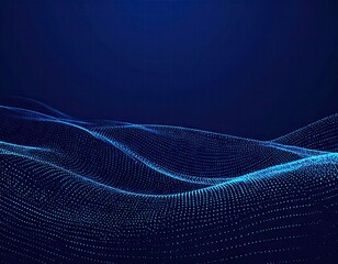 Abstract digital wave pattern