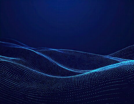 Abstract digital wave pattern - Powered by Adobe