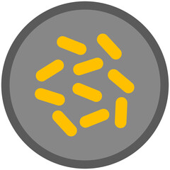 yellow bacteria icon