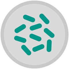 green bacteria icon