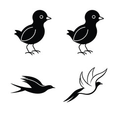 silhouette Birds bundile