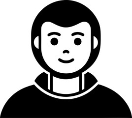 Face Recognition Icon Vector Illustration 