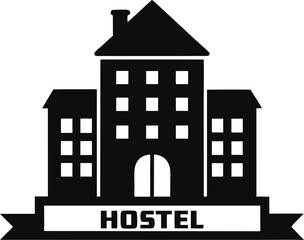 Hostel Icon Vector Illustration 