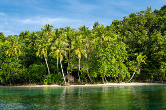 Remote Island in Raja Ampat, Indonesia