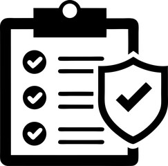 Security Audit Checklist Icon Vector Illustration