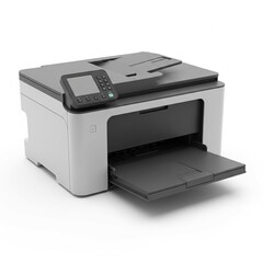 printer isolated on white background