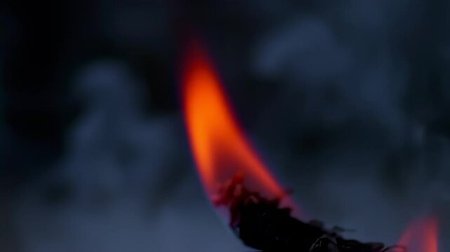 Close up flame