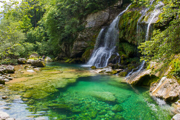 Slap Virje, waterfall Virje in Slovenia