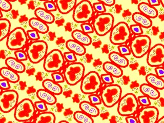 Vibrant Abstract Kaleidoscope Pattern