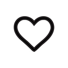 Outline Heart Icon: Love, Like, Favorite