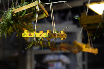 Hindu Ritual for Child Blessing – Wooden Cradles at Periyapalayam Temple