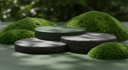 multi level 3D product stage background for photo product 