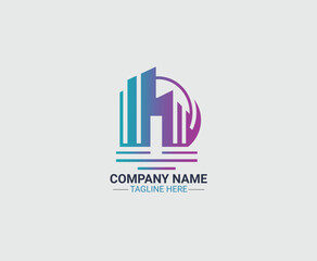 The Best Modern Home/House/property/building creative logo design