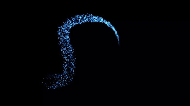 Golden sparkle particles raining on dark screen, luxurious 4K background animation for festive celebration, holiday intros and cinematic overlays with glowing effects.