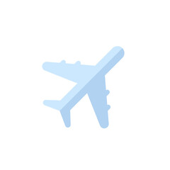 Airplane icon design. Simple plane icon. Vector illustration. 