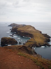 Desert landscapes of Cape Sao Lourenco. Portugal, PR8 Vereda da Ponta de Sao Lourenco