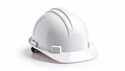 Fototapeta premium White safety helmet