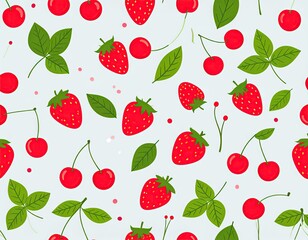 Fresh fruit pattern design