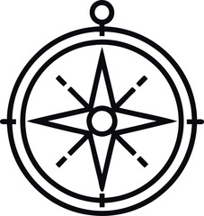 compass icon vector © Md. Al Amin Jony