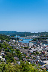 千光寺頂上展望台から望む尾道市の街並み　広島県尾道市