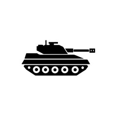 Obraz premium vector icon military tank