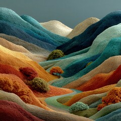 landscape in the mountains