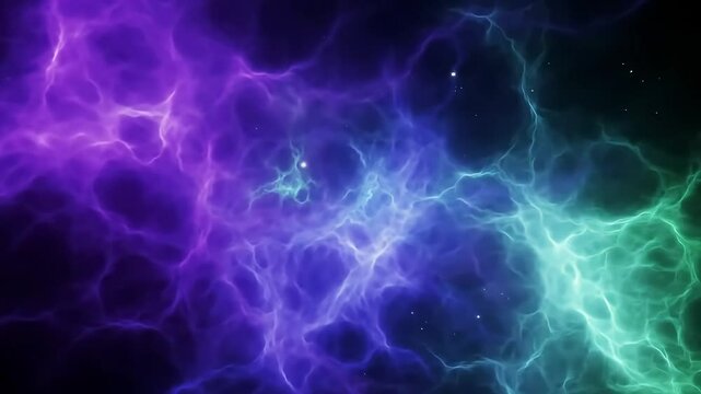 abstract blue background with lightning - Powered by Adobe