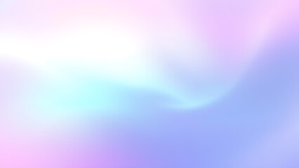 Futuristic holographic gradient background with iridescent pastel waves, embodying a soft vaporwave aesthetic.