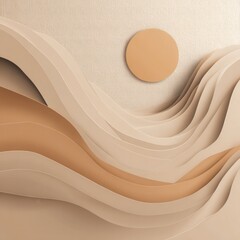 abstract background with waves